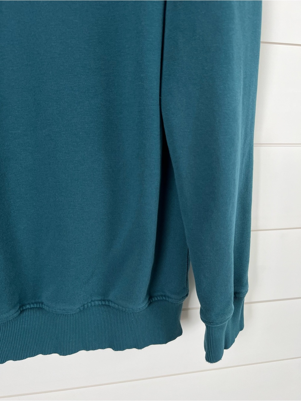 Gymshark Fraction Hoodie Women’s Small Teal Blue Pullover Sweatshirt Logo Hood - Picture 5 of 10